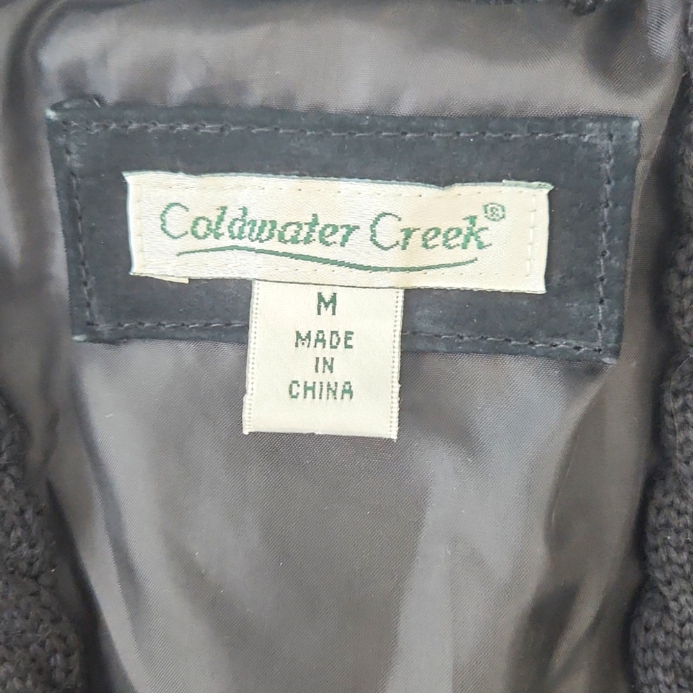 Coldwater Creek Leather Jacket - Picture 8 of 8
